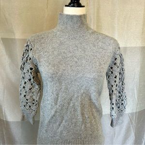 Magaschoni lace sleeve sweater